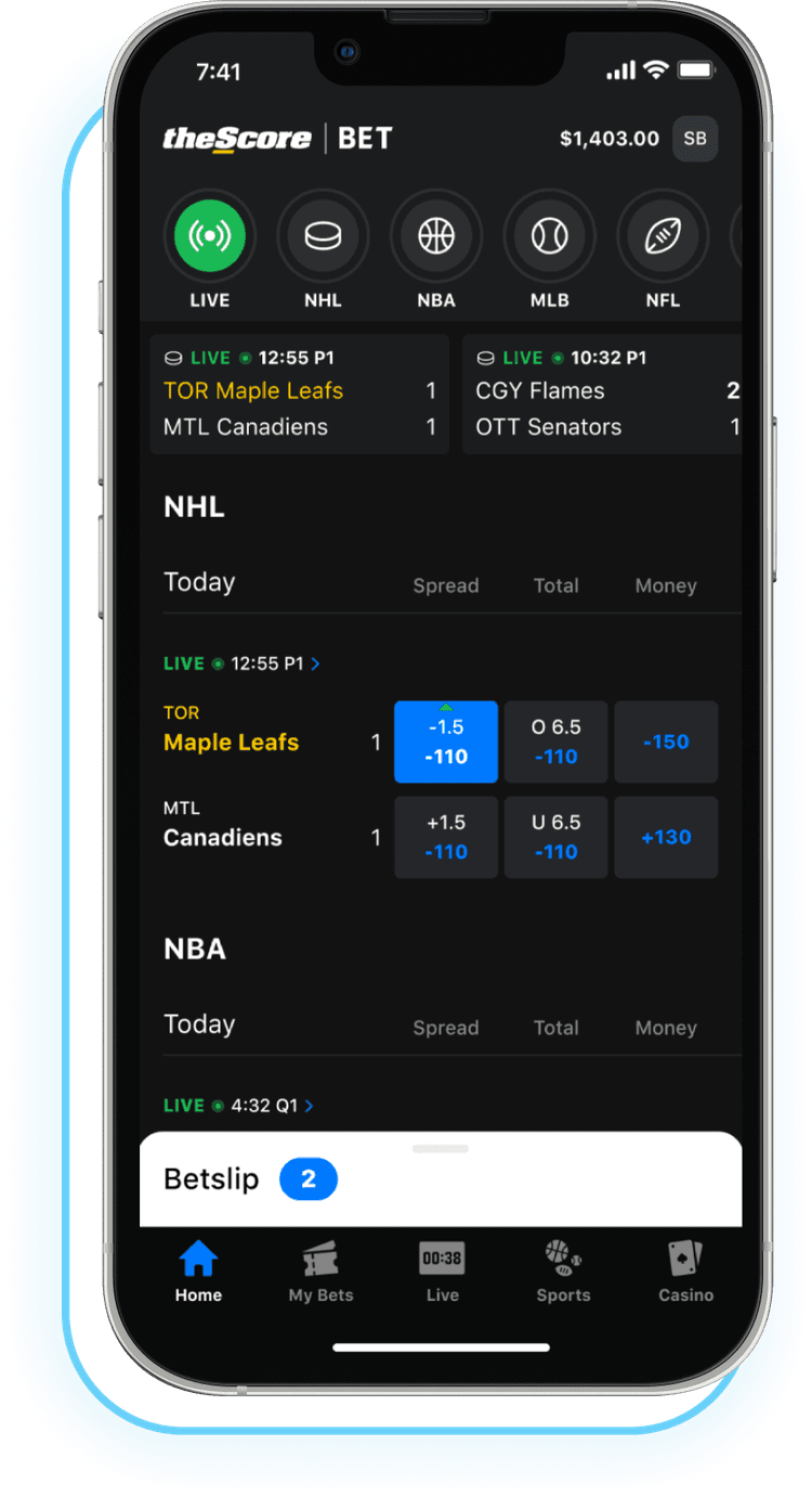 theScore Bet App Bet Your Way